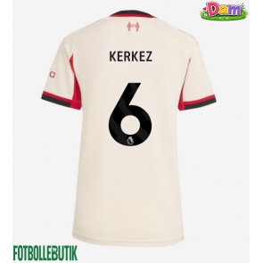 Liverpool Milos Kerkez #6 Bortatröja Kvinnor 2025-26 Kortärmad